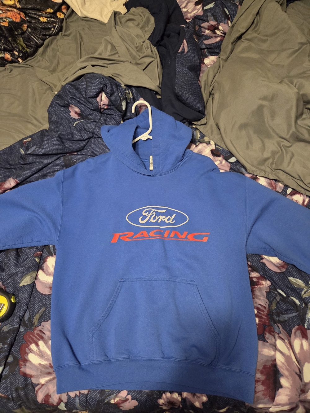 Ford Racing Blue Women's Pullover Hoodie
